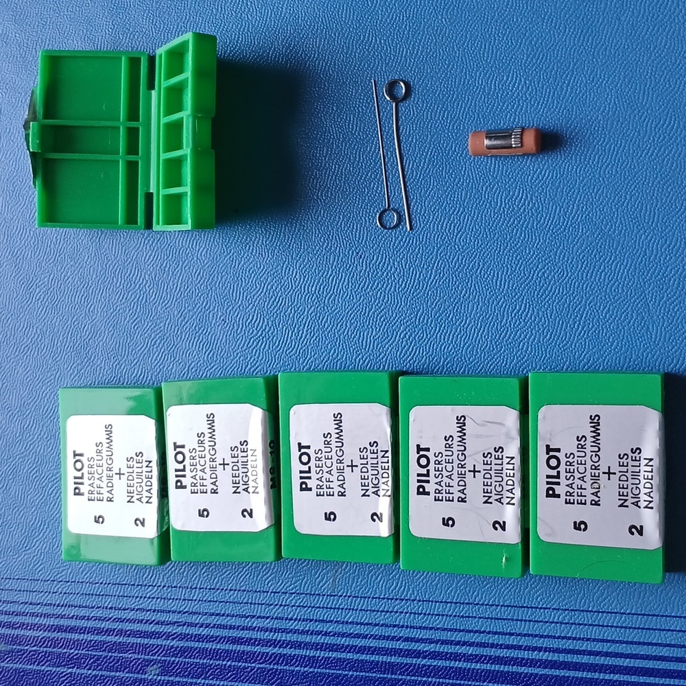 Replaceable Pilot Erasers And Needles